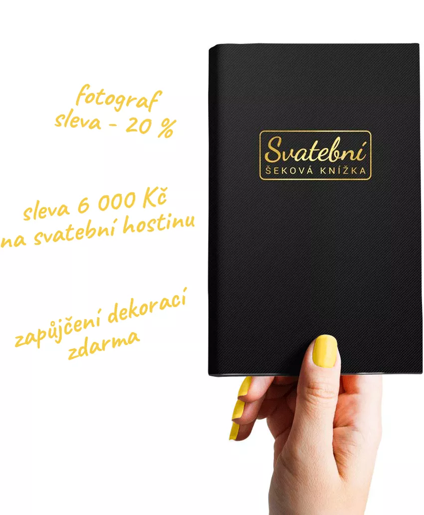 svatební šeková knížka elody