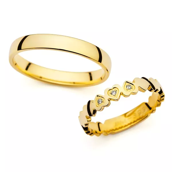 atypické snubní prsteny s diamanty